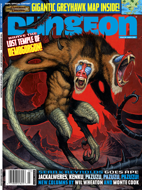 Dungeon Magazine #120 cover