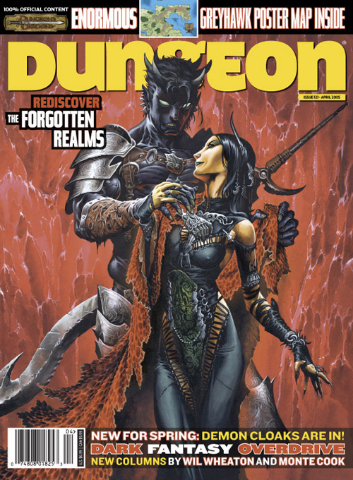 Dungeon Magazine #121 cover