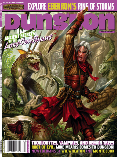 Dungeon Magazine #122 cover