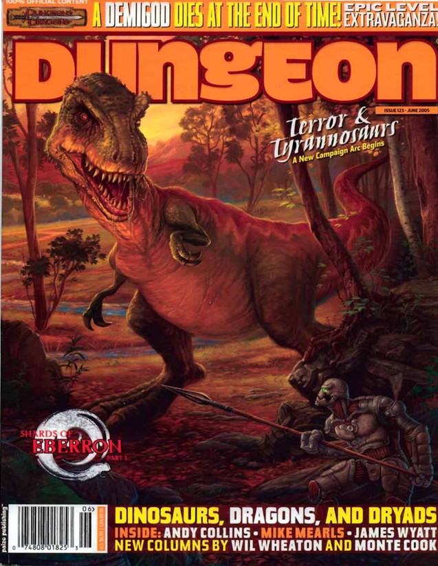 Dungeon Magazine #123 cover