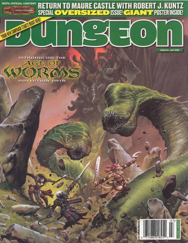 Dungeon Magazine #124 cover