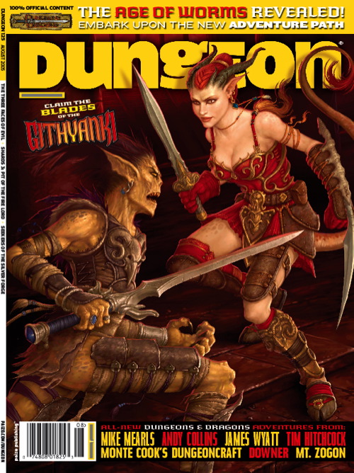 Dungeon Magazine #125 cover