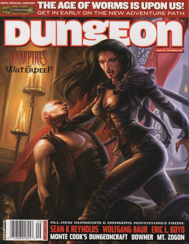 Dungeon Magazine #126 cover