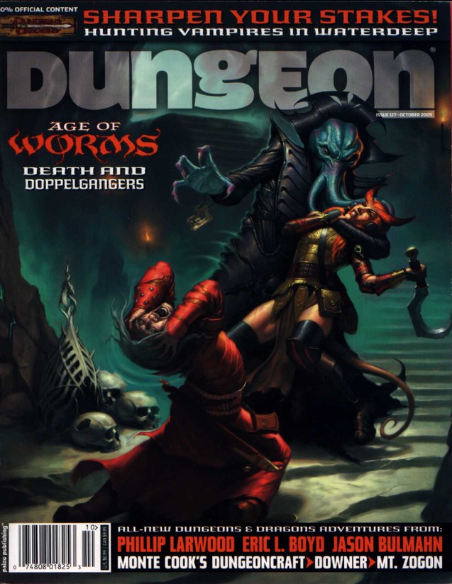 Dungeon Magazine #127 cover