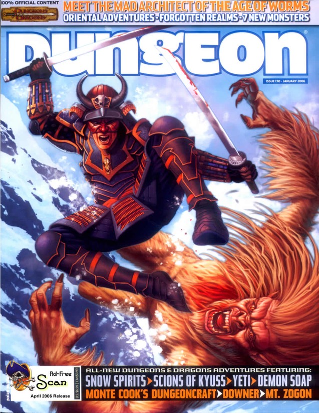 Dungeon Magazine #130 cover