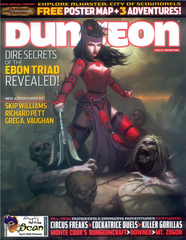 Dungeon Magazine #131 cover