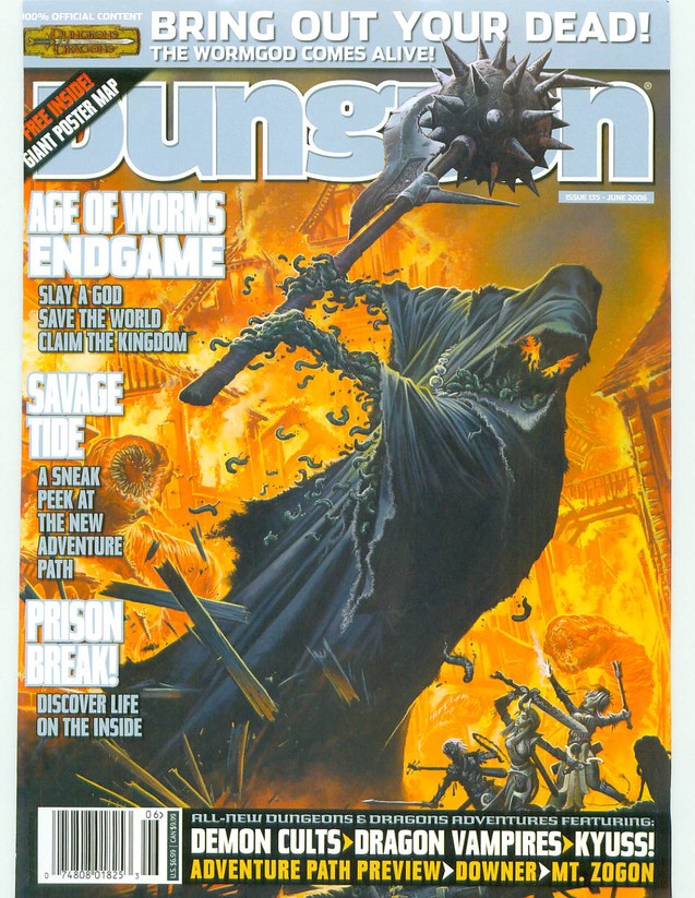 Dungeon Magazine #135 cover