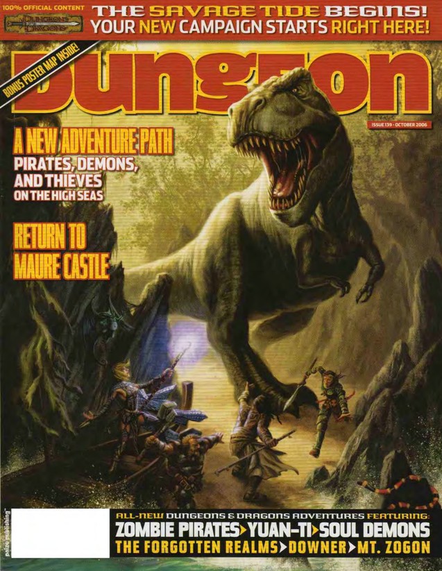 Dungeon Magazine #139 cover