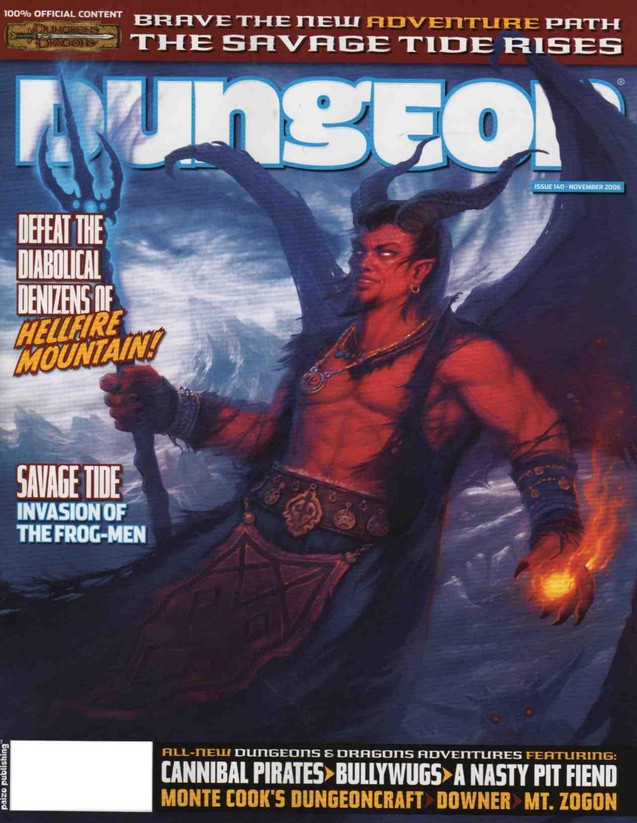 Dungeon Magazine #140 cover