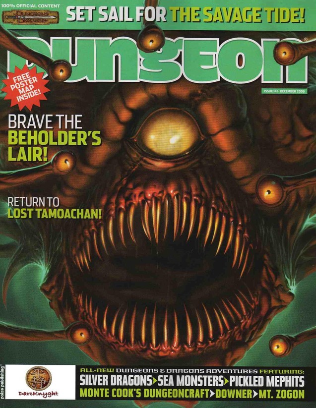 Dungeon Magazine #141 cover