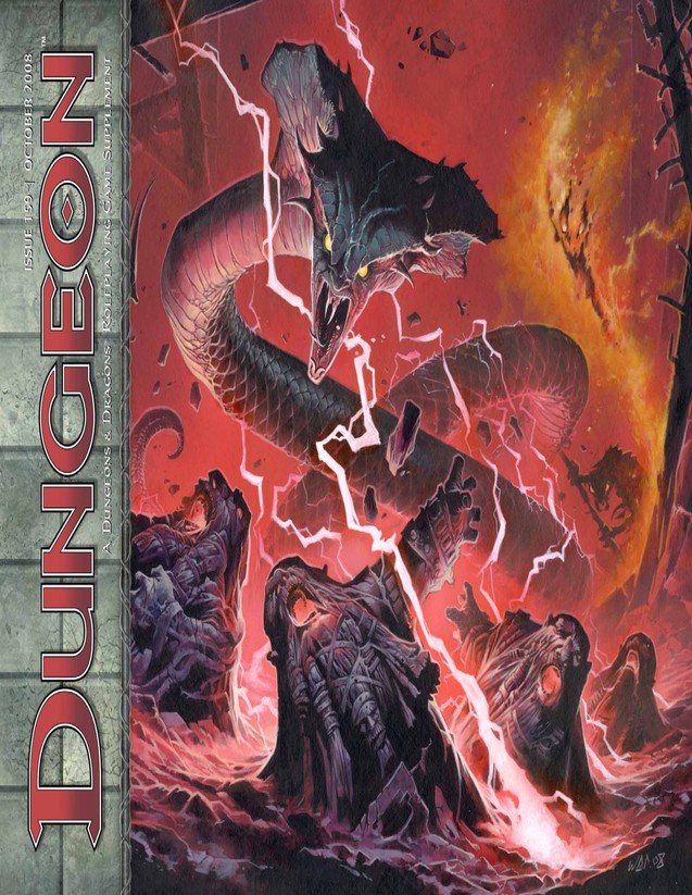 Dungeon Magazine #159 cover