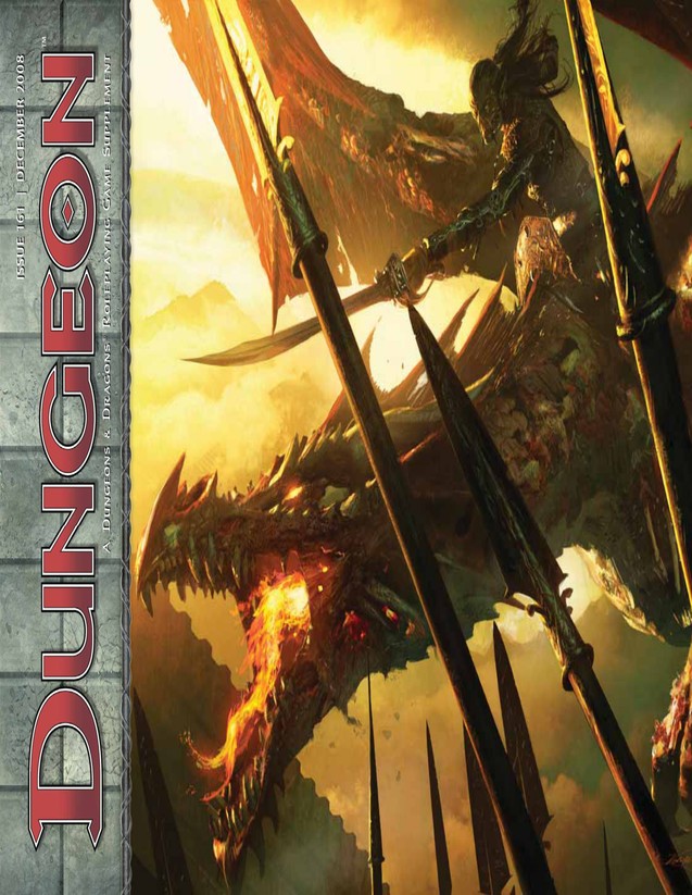 Dungeon Magazine #161 cover