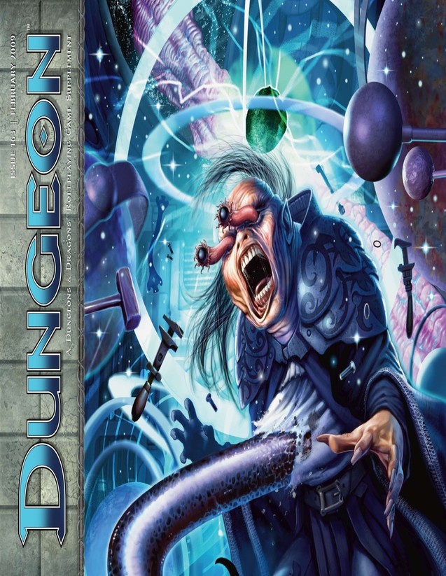 Dungeon Magazine #163 cover
