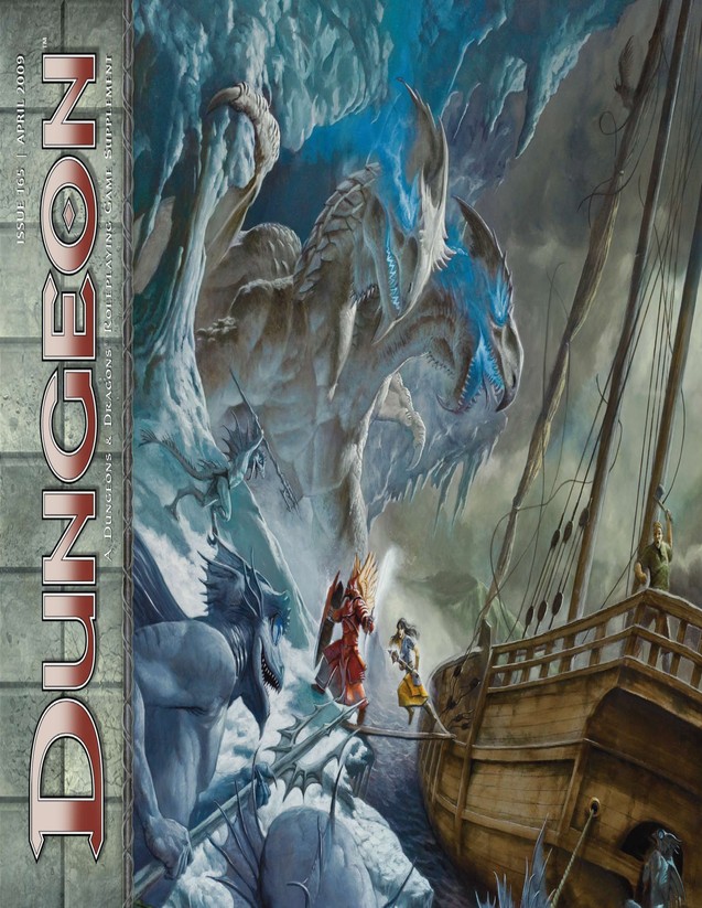 Dungeon Magazine #165 cover