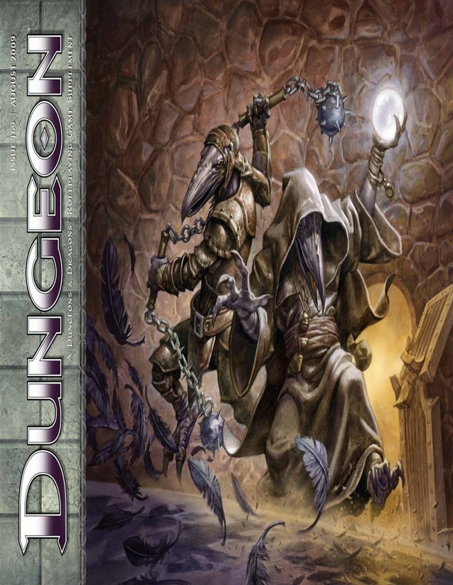 Dungeon Magazine #169 cover