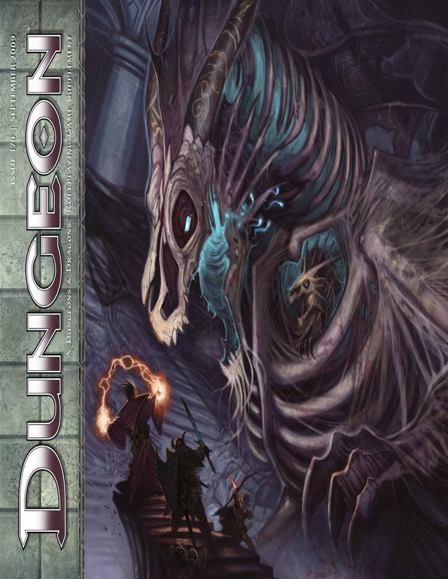 Dungeon Magazine #170 cover