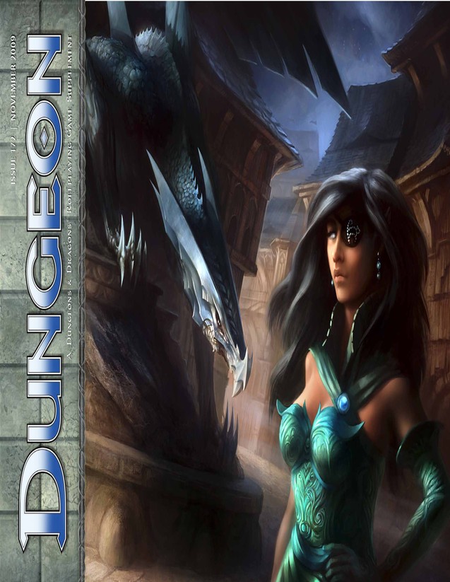 Dungeon Magazine #172 cover