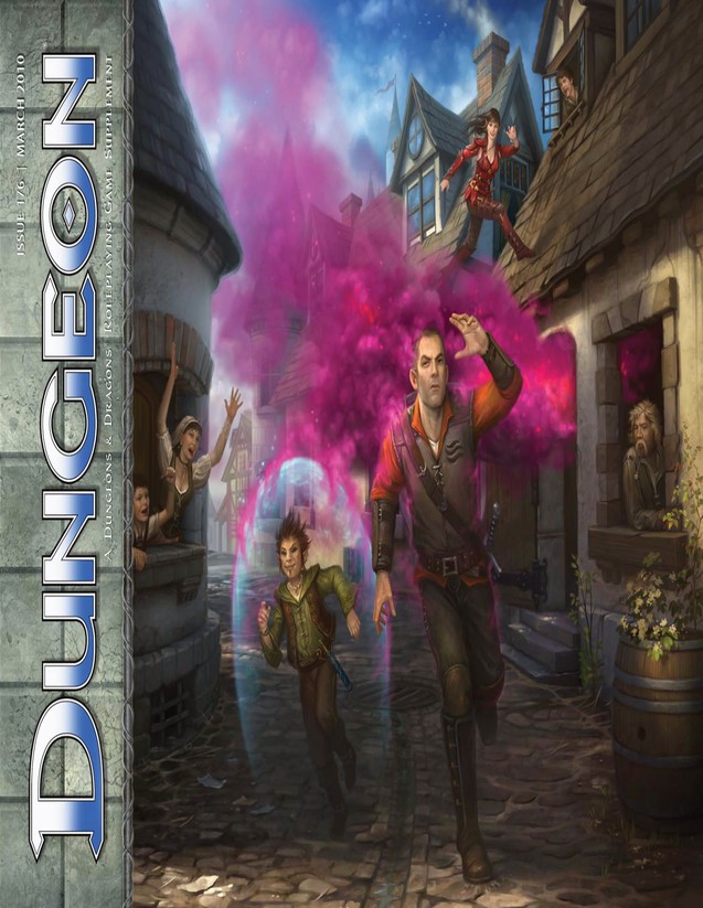 Dungeon Magazine #176 cover