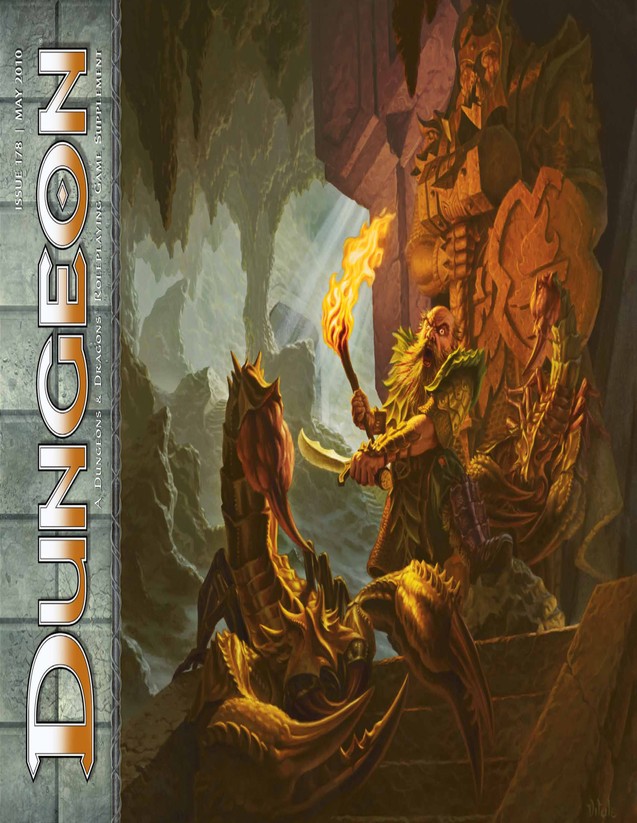 Dungeon Magazine #178 cover
