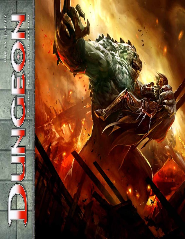 Dungeon Magazine #179 cover