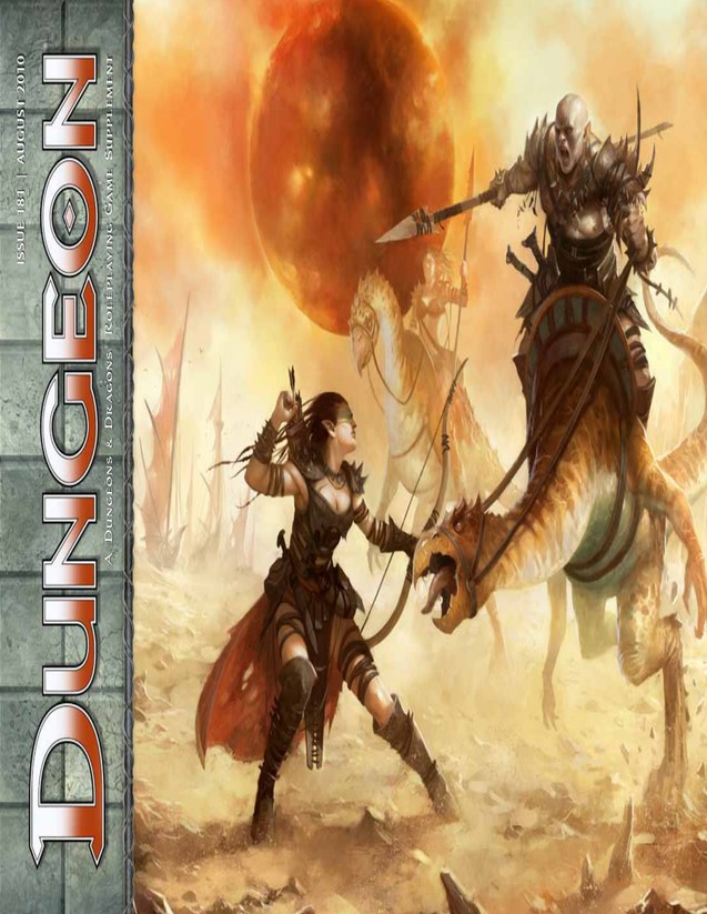 Dungeon Magazine #181 cover