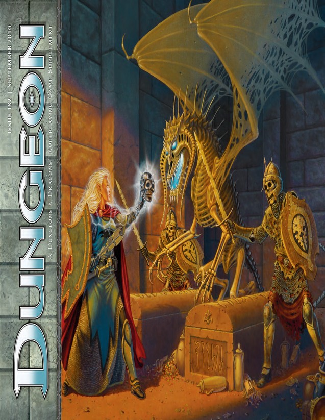 Dungeon Magazine #182 cover