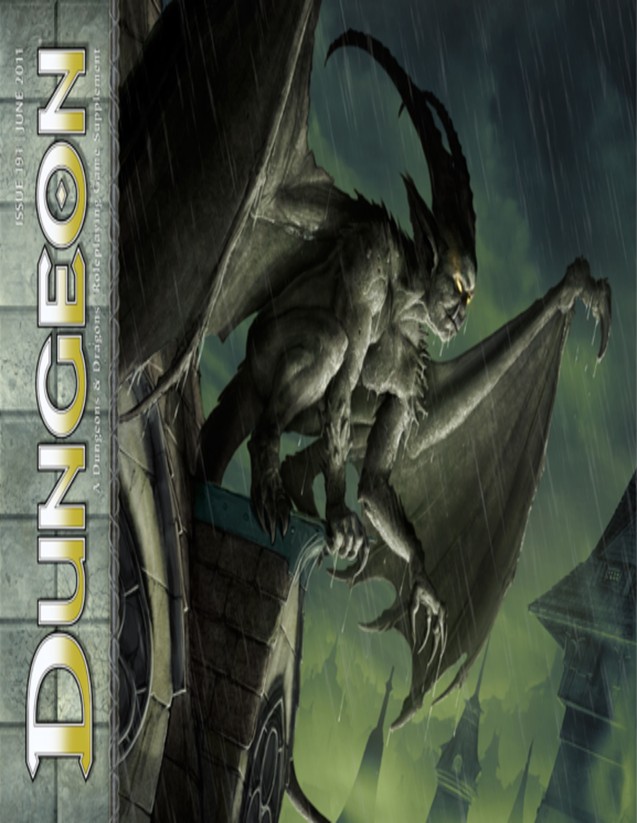 Dungeon Magazine #191 cover