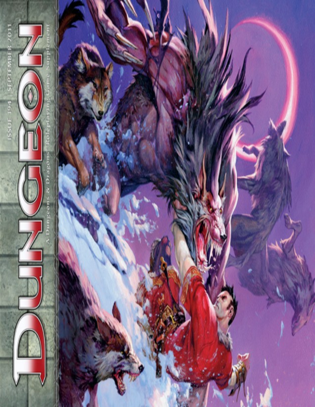 Dungeon Magazine #194 cover
