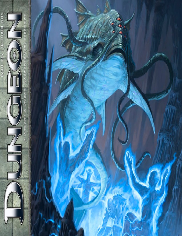 Dungeon Magazine #195 cover