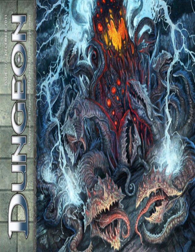 Dungeon Magazine #197 cover