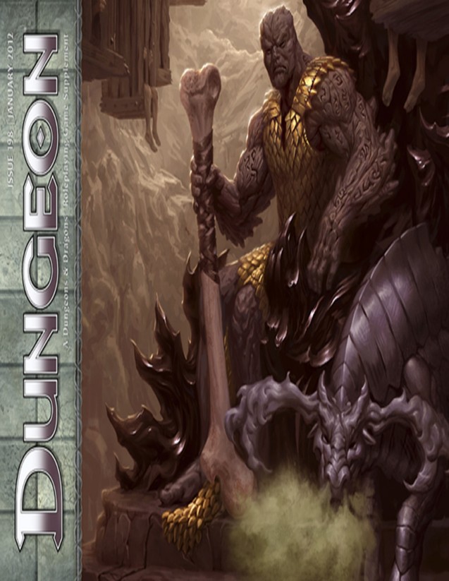 Dungeon Magazine #198 cover