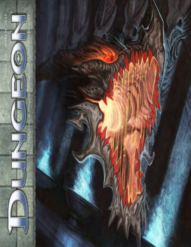 Dungeon Magazine #200 cover