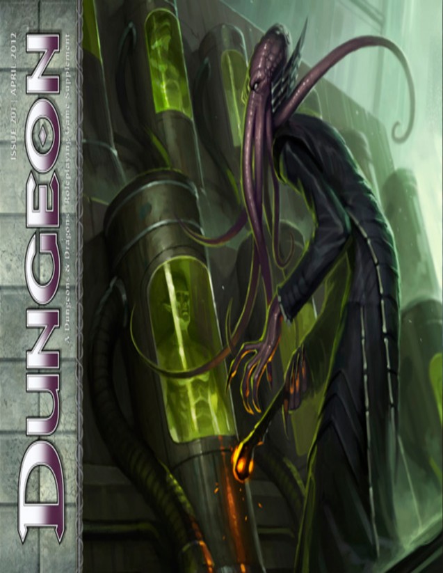 Dungeon Magazine #201 cover