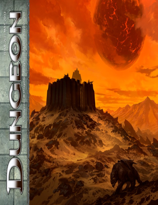 Dungeon Magazine #202 cover