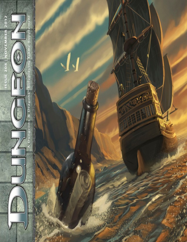 Dungeon Magazine #208 cover