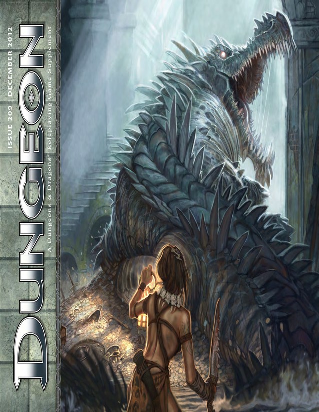Dungeon Magazine #209 cover