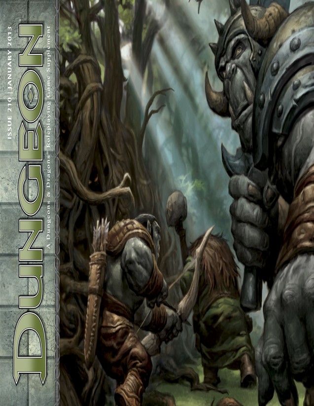 Dungeon Magazine #210 cover