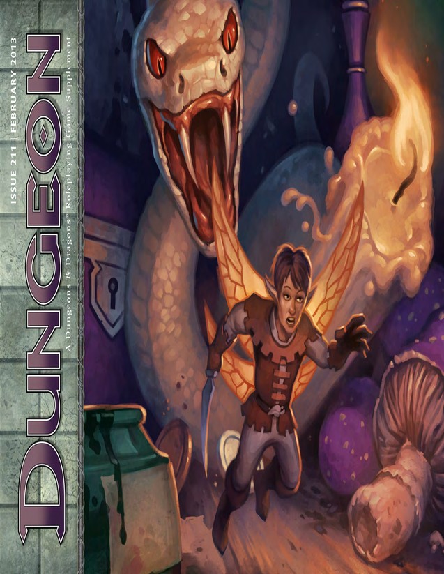 Dungeon Magazine #211 cover