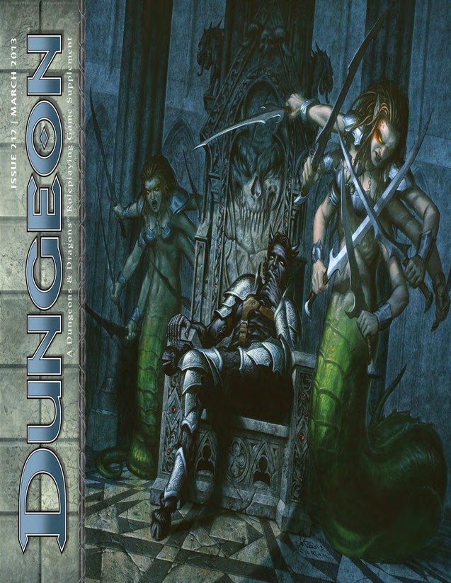 Dungeon Magazine #212 cover