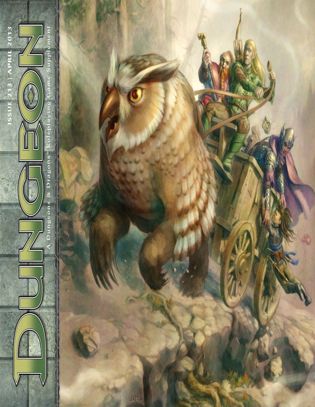 Dungeon Magazine #213 cover