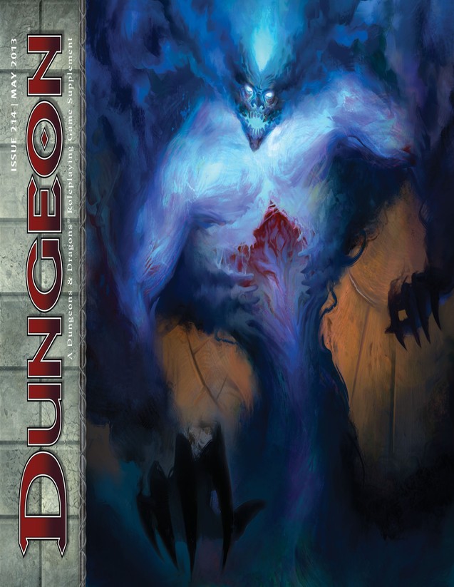 Dungeon Magazine #214 cover